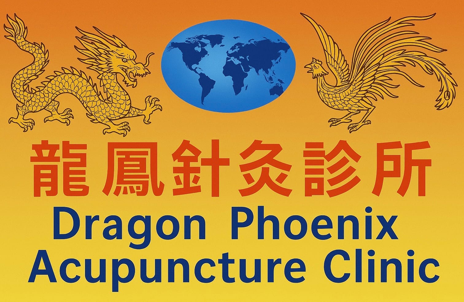 Dragon Phoenix Acupuncture Banner